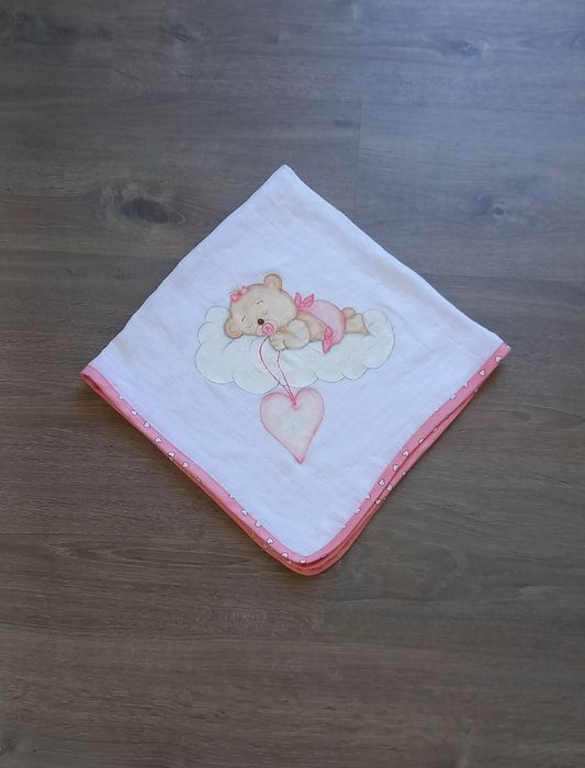 Fralda pintada de menina