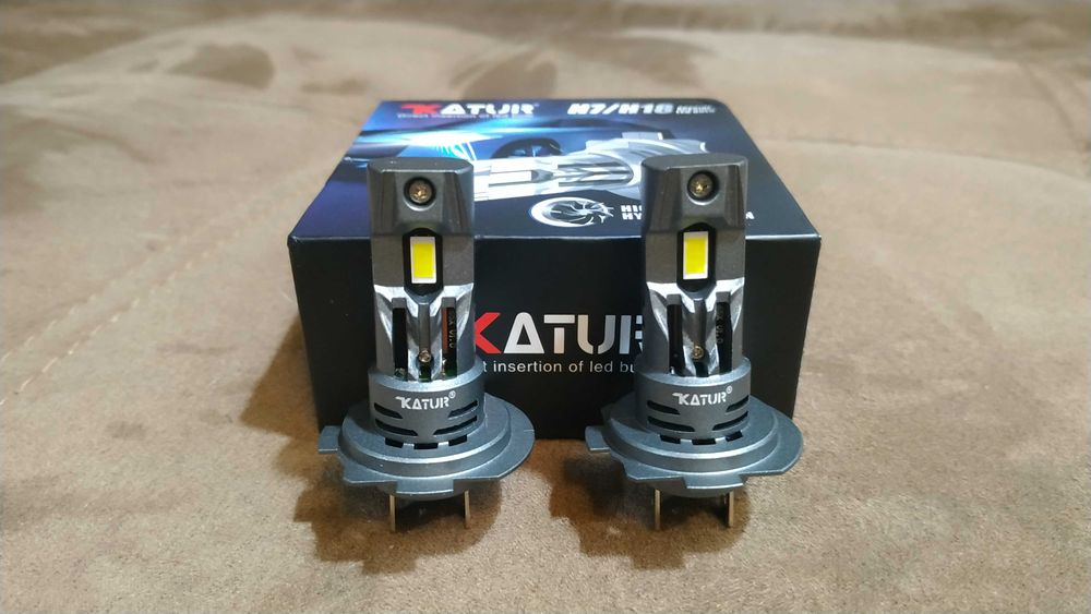 Автомобильные Led лампы H7 Katur 6000К с кулером canbus