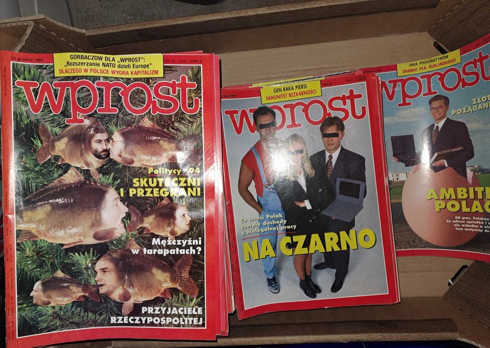 Czasopismo WPROST 92, 93, 94, 95