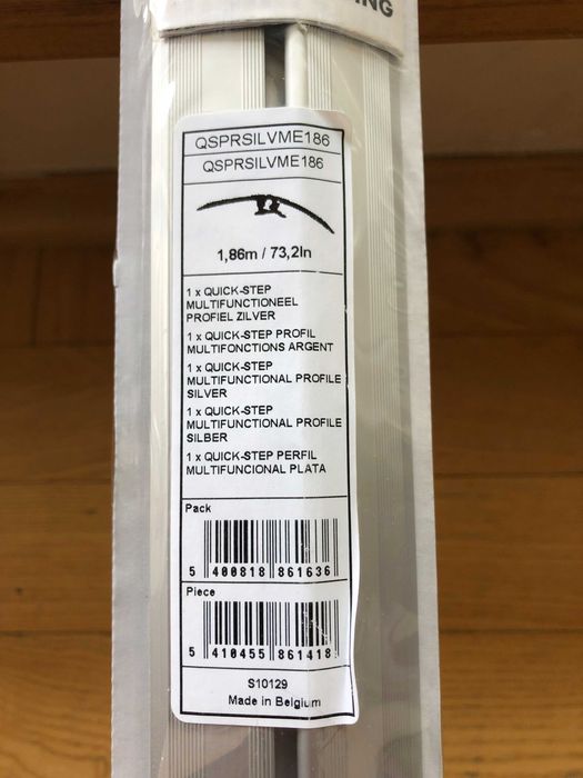 Profil wielofunkcyjny srebrny Quick-Step 1,86m