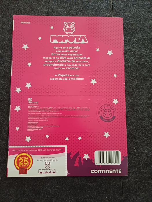 Caderneta da Popota completa