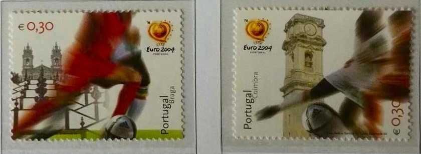 Série Selos UEFA Euro 2004 «Cidades Anfitriãs» - 2004