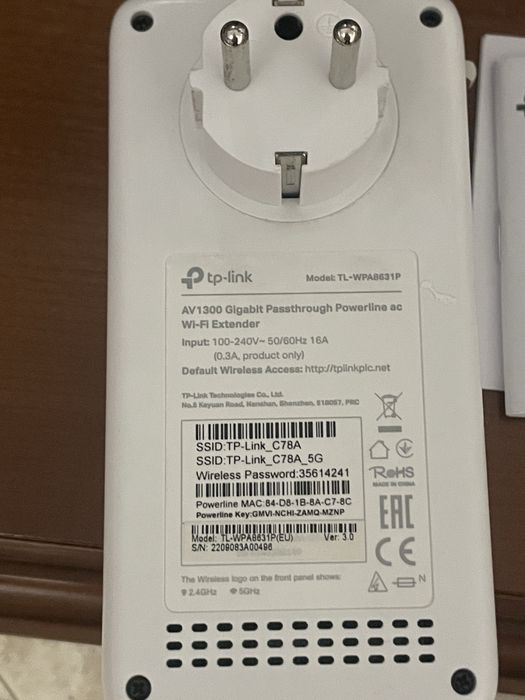 TP-Link AV1300 Powerline Wi-fi extenser