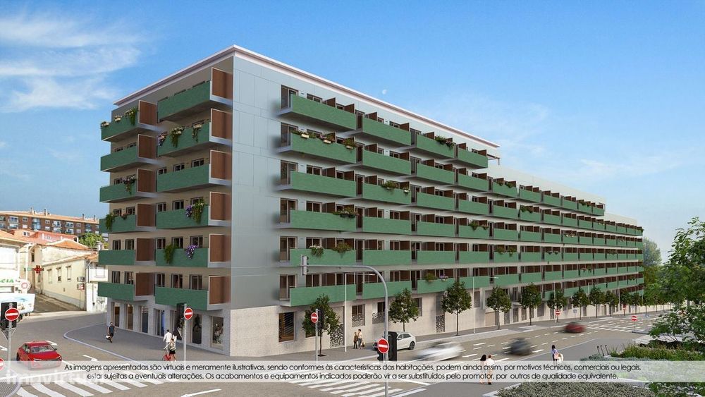 Apartamento T1 NOVO - Praça das Flores, Antas