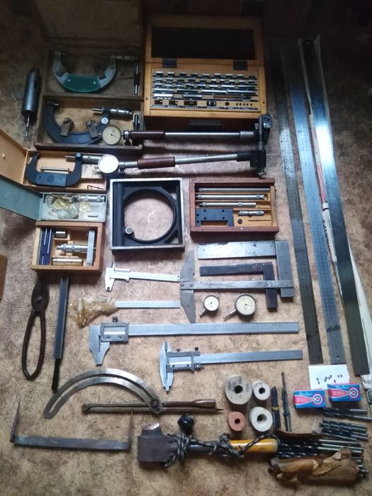 Инструмент токаря,  тиски,  измерительный, оборудование столярного, св