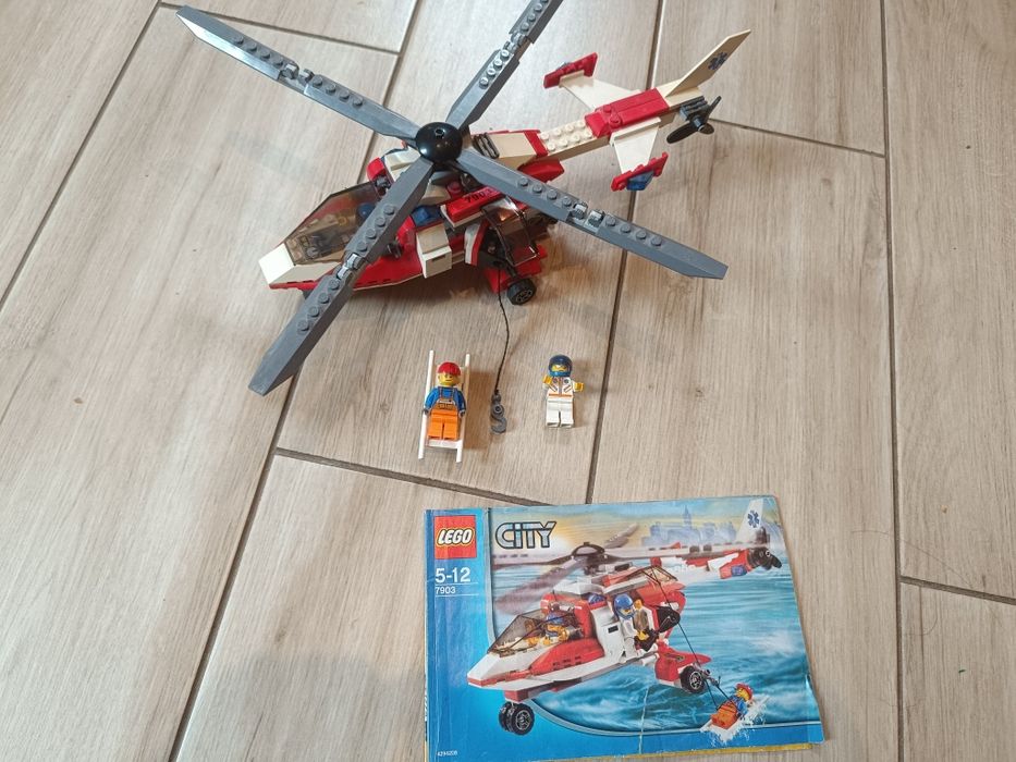LEGO city helikopter pogotowia/karetka/Unikat/2006/7903/City