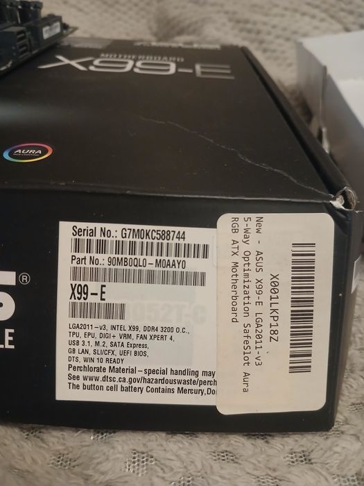 Материнська плата Asus X99-E LGA 2011-v3