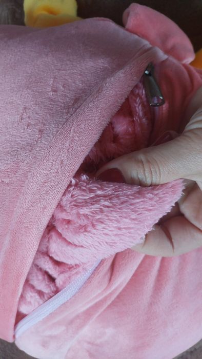 М'яка іграшка +плед +подушка