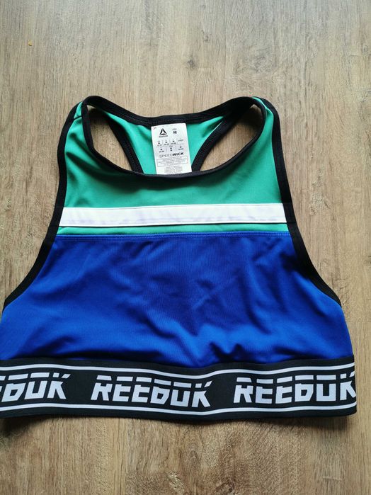 Top sportowy stanik do biegania fitness ćwiczeń joga biustonosz M 38