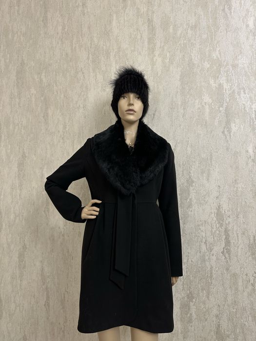 Кашимірове пальто з натуральним хутром