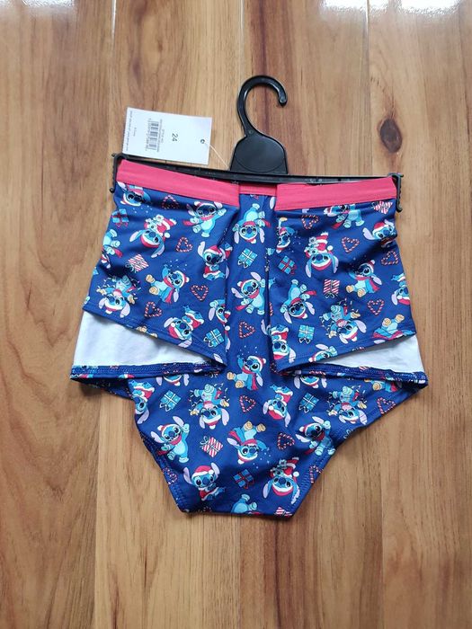 Disney Classics Granatowe majtki figi Stitch święta George EU 52 XXL
