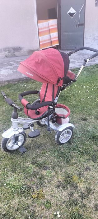 Rowerek dziecięcy 3 kołowy z pchaczem