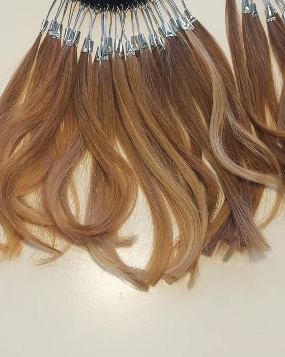 Натуральный волос тест пряди для окрашивания