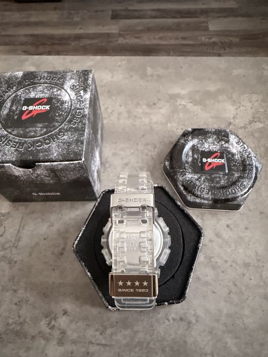 Casio G-Shock GA-114RX-7A Clear Remix 40th Anniversary — оригинал, полный комплект, гарантия