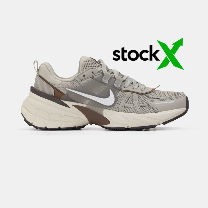 Женские кроссовки Nike V2K Runtekk Grey Brown. 36-40