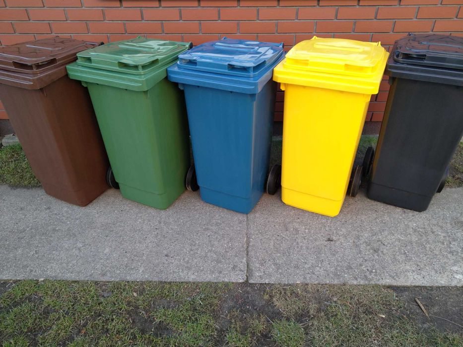 Pojemnik, pojemniki na Odpady Śmieci NOWE! Kosz na śmieci 120 L