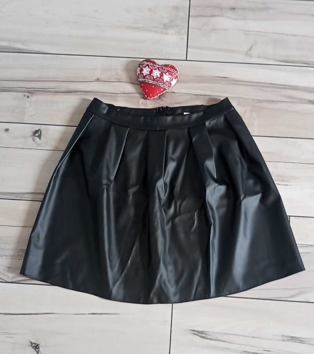 Spódnica Mini Z Eco Skóry.