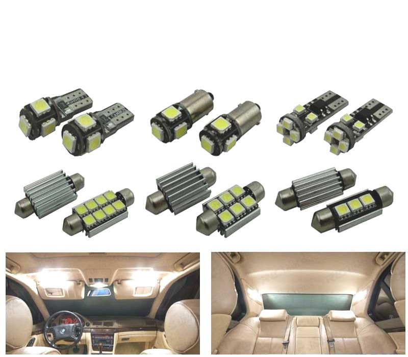 Kit completo de 23 lâmpadas LED interior BMW 7 Serie E38 Saloon 730i 730iL 735i 735iL 740i 740iL 750i 750iL 94-01
