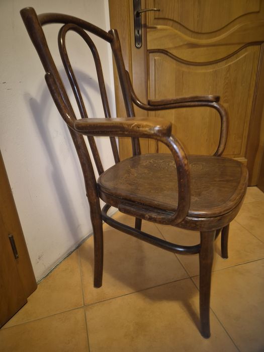 Thonet fotel drewniany