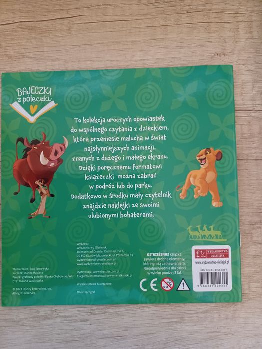 Disney Król Lew „Ojcowska miłość” – książeczka dla dzieci