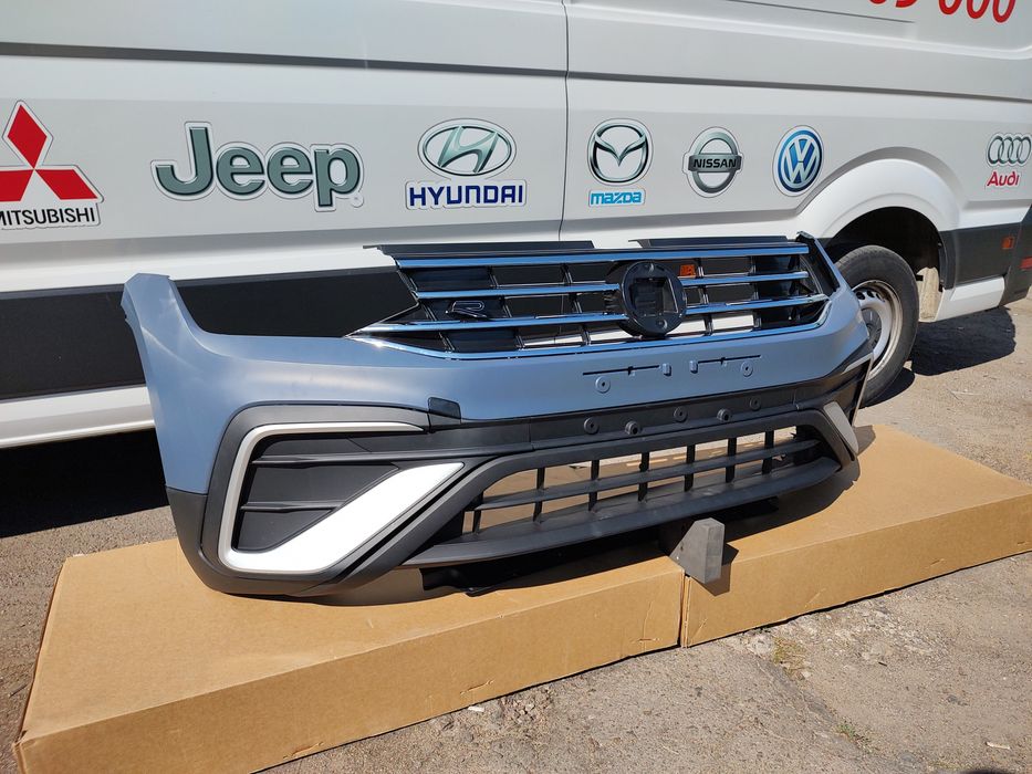 Бампер фольцваген Тигуан VW  Tiguan  бампер в сборе гриль