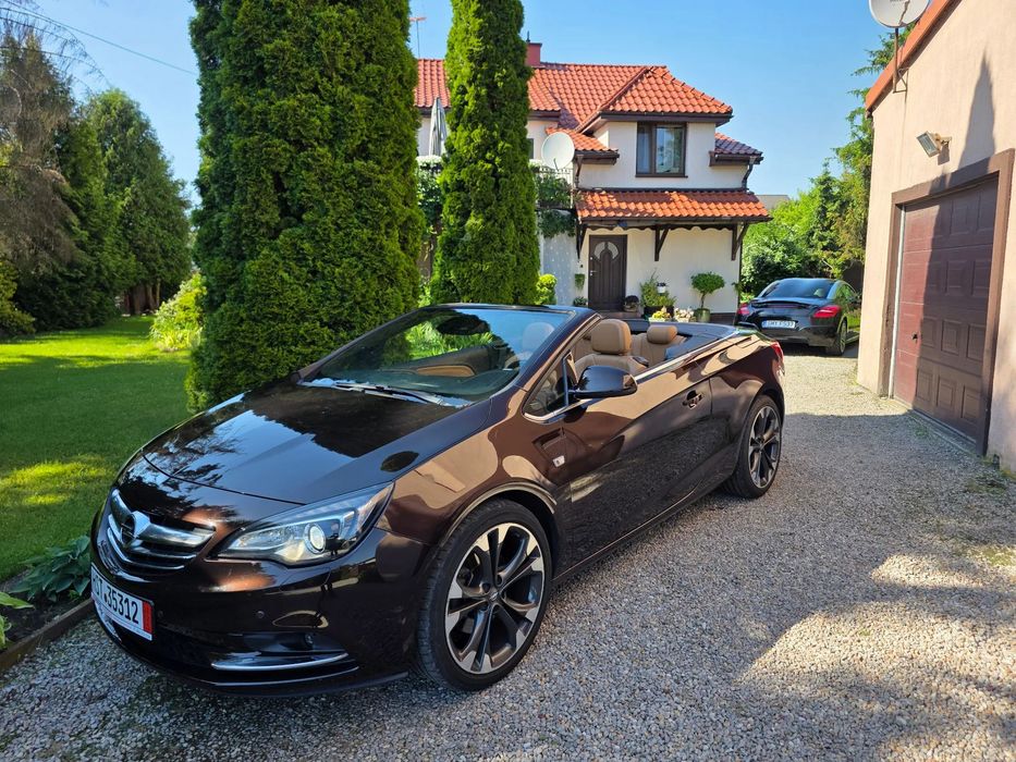Opel Cascada Unikat brąz skóra bixenon ledy grzane i wentylowane fotele full bezwyp
