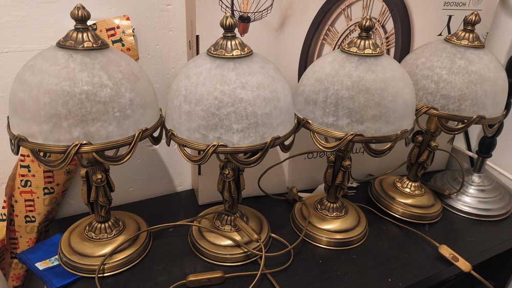 Vendo conjunto de candeeiros de teto /cabeceira antigos