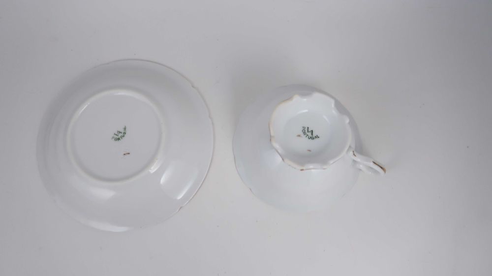 Par de Chávenas Vista Alegre - Pintura Manual