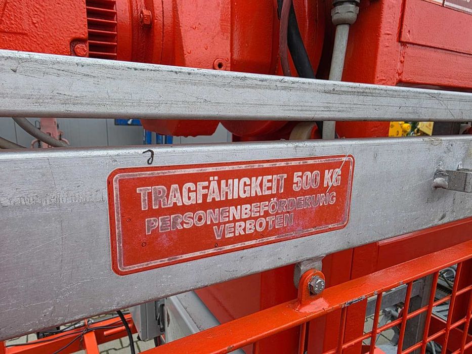 Winda budowlana Steinweg Optilift 500kg wciągarka koszowa