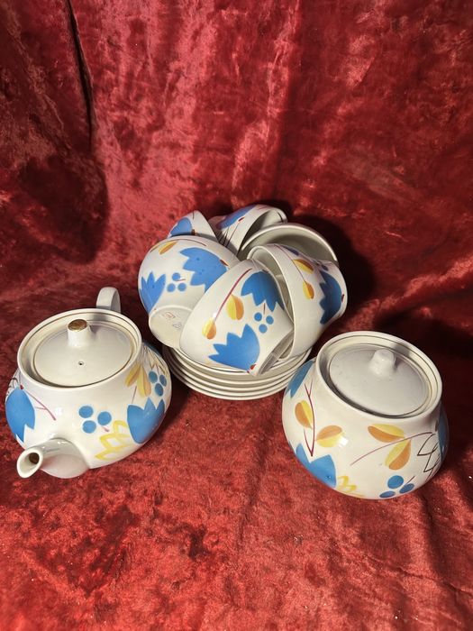 Сервізи різні чайний посуд ссср набір аерографія сервиз посуда