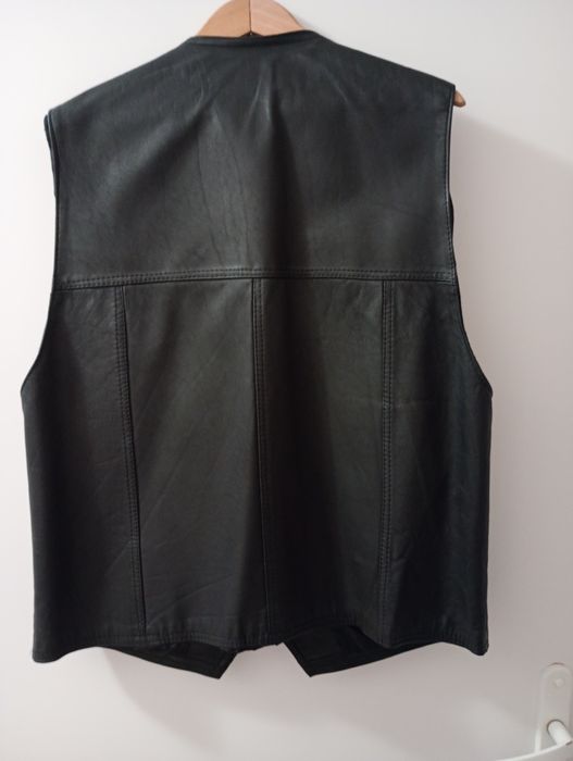 Kamizelka skórzana