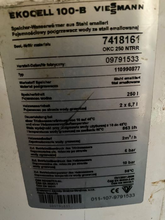 Zasobnik ciepłej wody Ekocell 100-B VIESSMANN
