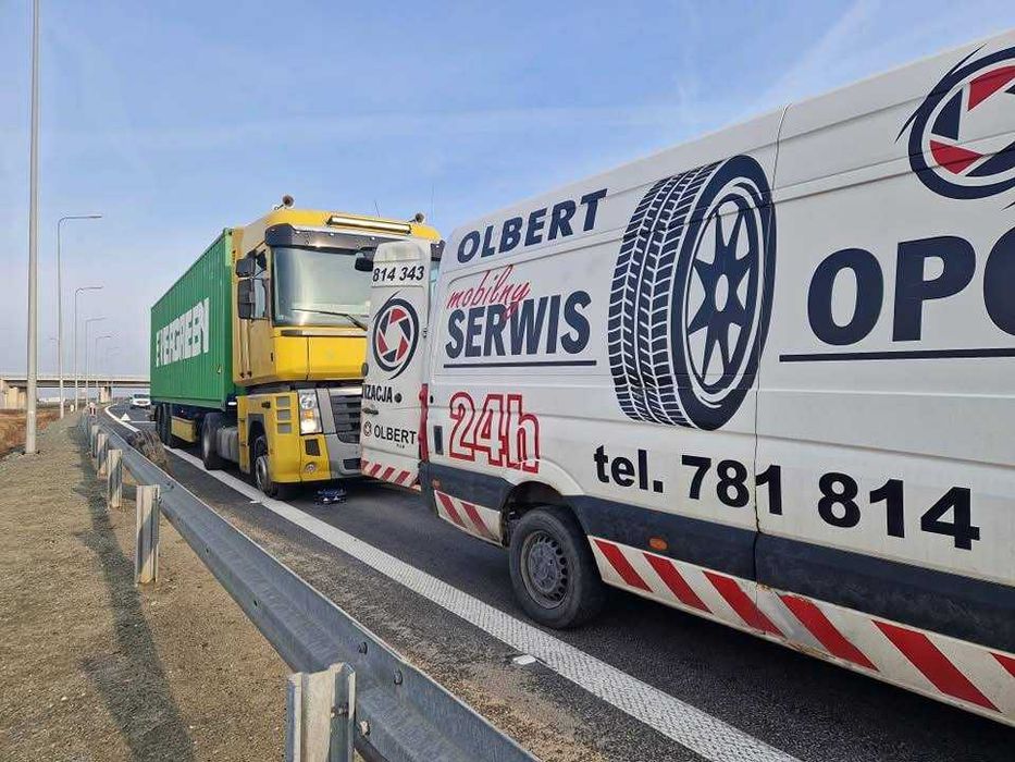 mobilna wulkanizacja, serwis tir 24h s5,a4,s8 aow wroclaw, trzebnica, olesnica calodobowa