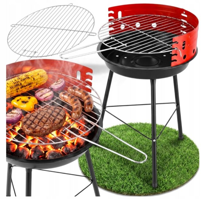 Solidny Grill Węglowy Ogrodowy