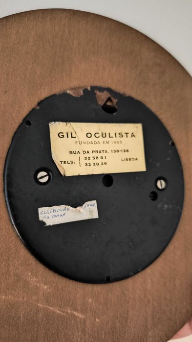 Barómetro vintage HUGER (West Germany) peça decorativa & técnica