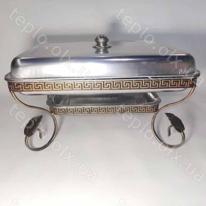 Садж ФАРАОН прямоугольный 45*35 см для подогрева шашлыка на подарок!