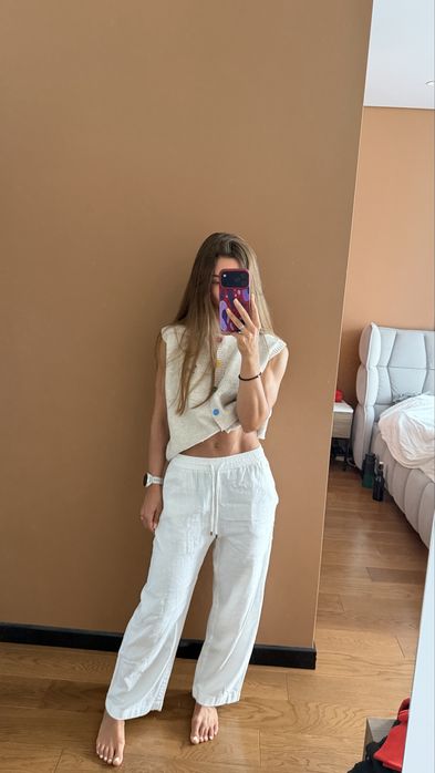 Лляні штани / брюки Zara до 158 см