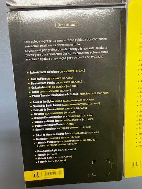 Coleção 2 "Resumos" de Obras dramáticas para material de estudo