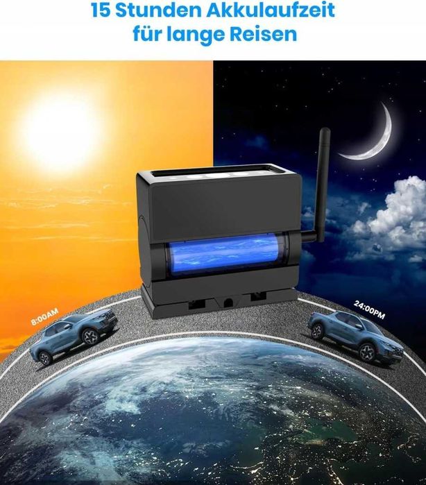 AUTO-VOX S4B bezprzewodowa kamera 5 cali cofania z magnetycznym uchwyt