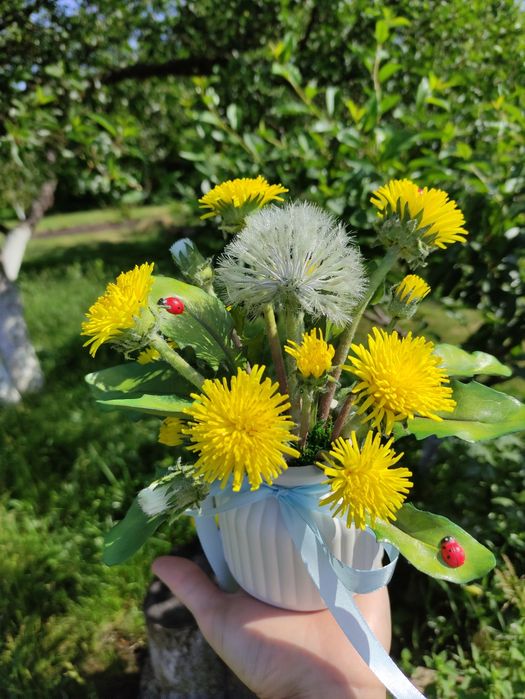 Подарункові Кульбаби з фоамірану
