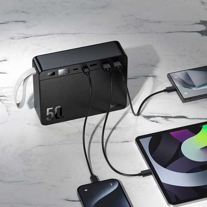 Павербанк HOCO Carretera J166 50000mAh 22.5W зі швидкою зарядкою