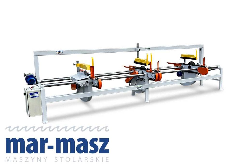 Trzy piła tarczowa formatowa do deski paletowej MADREW