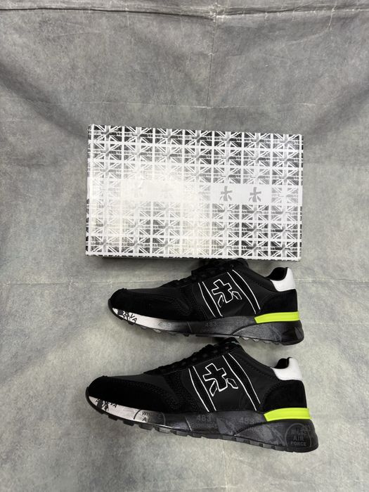 Кроссовки Premiata , Премиата , Black , White , 43 , 44