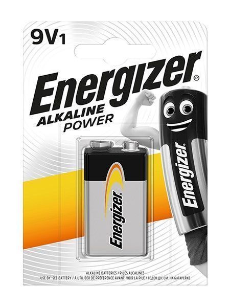 Energizer 9V bateria alkaliczna 6LR61 6F22 6AM6 MN1604 alkaline power
