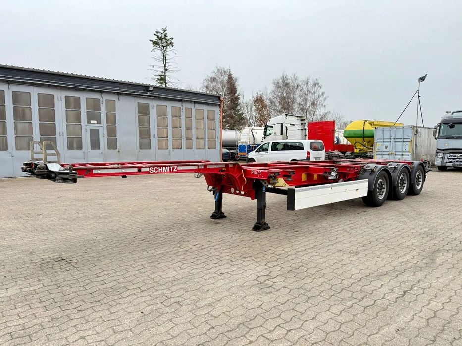 Schmitz Cargobull SCHMITZ CARGOBULL SCB S3D – PODWOZIE KONTENEROWE – 2019 ROK – 45’ – 3 OSIE – EBS KNORR – 67 000 PLN NETTO  ! Pierwszy właściciel ! Super Stan ! Import NIEMCY  ! KRONE ! D TEC !