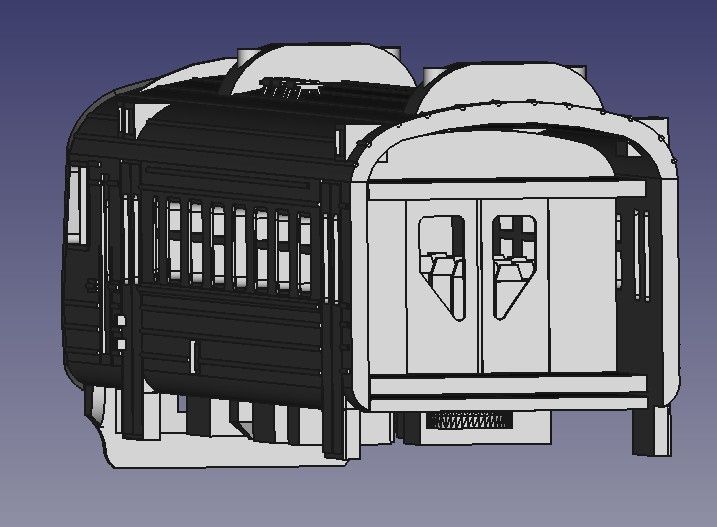 Набор для сборки головного вагона ЭД9М / ЭД4М