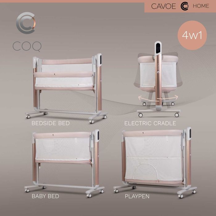 Neno Como 4w1 Łóżeczko Dostawne lub Cavoe Coq 4w1