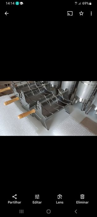 Mini cubas assadores e cisternas