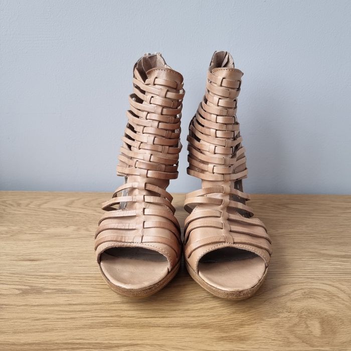 Босоніжки на шпильці ZIGN Shoes шкіряні. Натуральна шкіра 41.5-42р