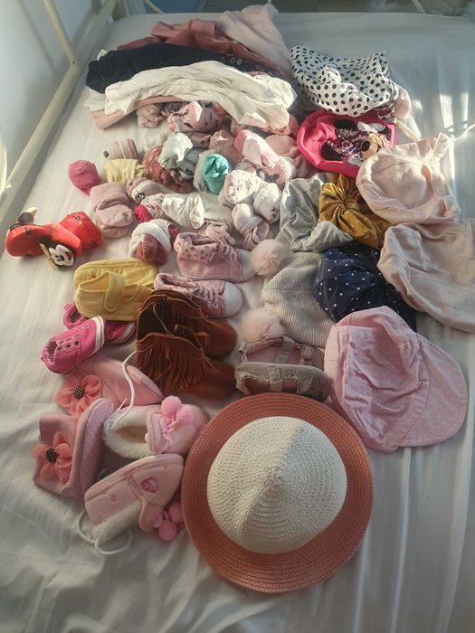 Zestaw paka ubran 74 6-9 M